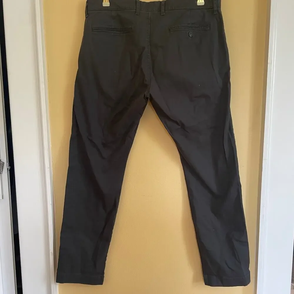 J. Crew 484 Slim-Fit Stretch Chino Pant in Faded Black 34 x 30 Workwear Casual